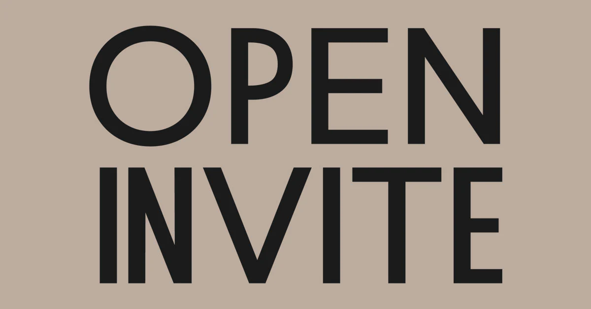 Open Invite