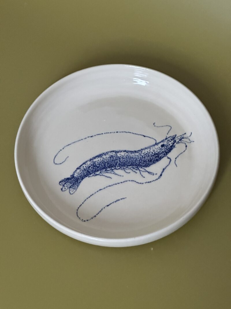 Blue shrimp plate - Image 2