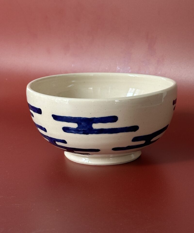 Blue cloud bowl