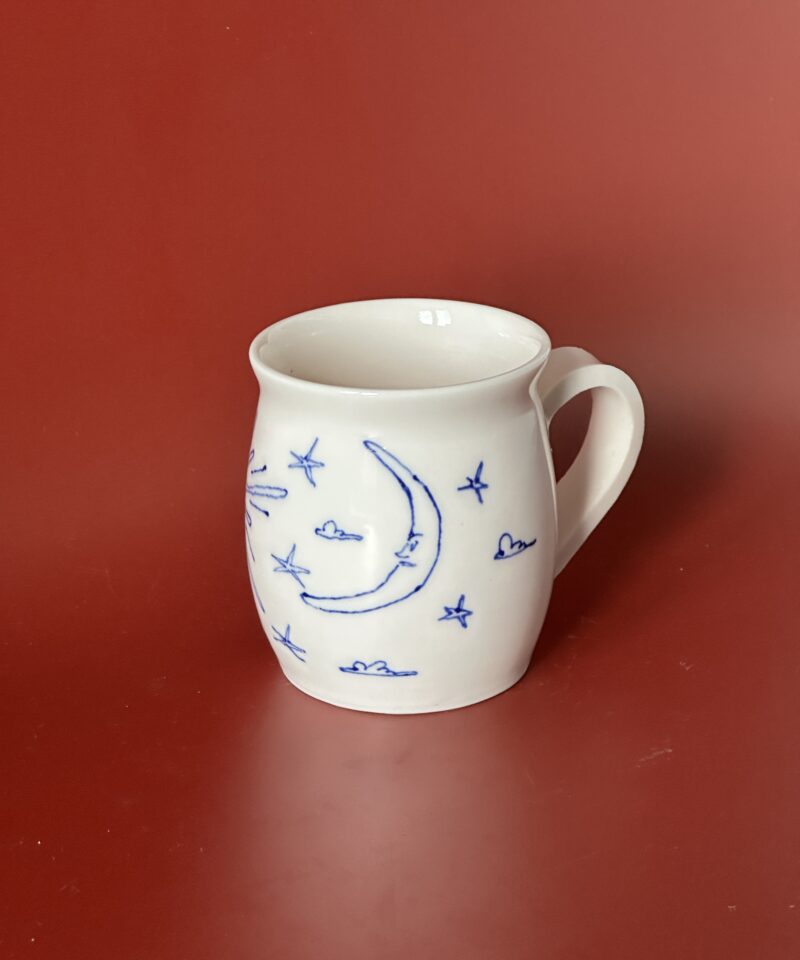 Sun and Moon porcelain mug #1