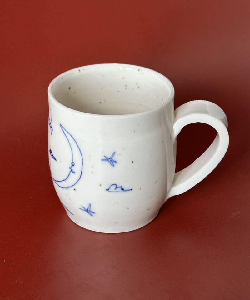 Sun and Moon frost porcelain mug #2
