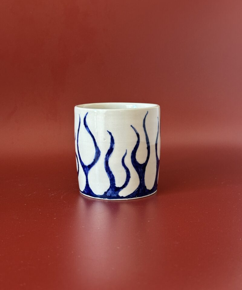 Pinstripe Flames Mug #2